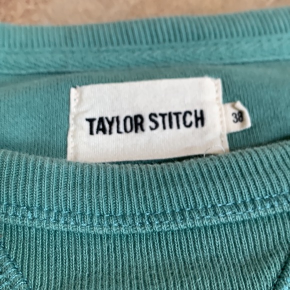 Taylor Stitch Moor Sweater in Aqua Green Size 38 Small - Picture 2 of 4